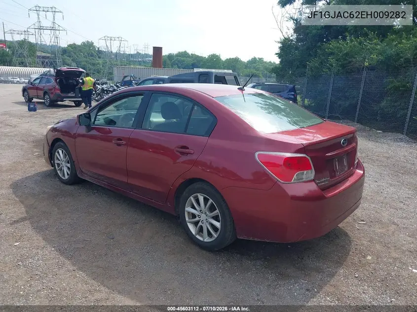 2014 Subaru Impreza 2.0I Premium VIN: JF1GJAC62EH009282 Lot: 45603112
