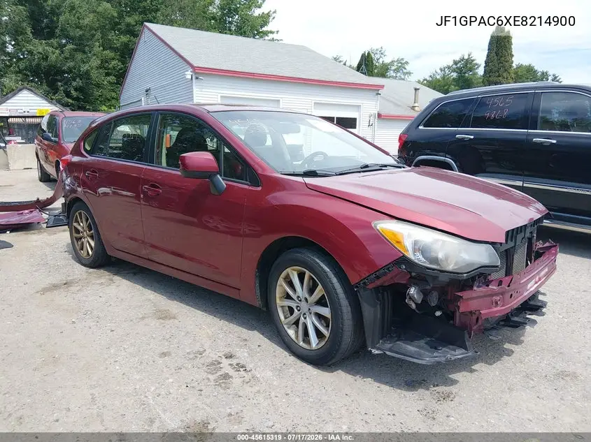 2014 Subaru Impreza 2.0I Premium VIN: JF1GPAC6XE8214900 Lot: 45615319