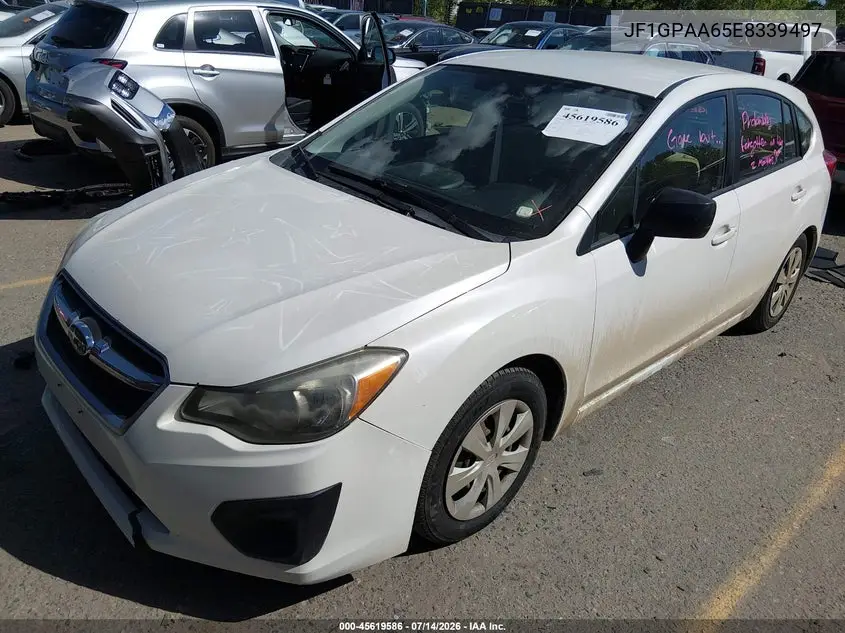 2014 Subaru Impreza 2.0I VIN: JF1GPAA65E8339497 Lot: 45619586