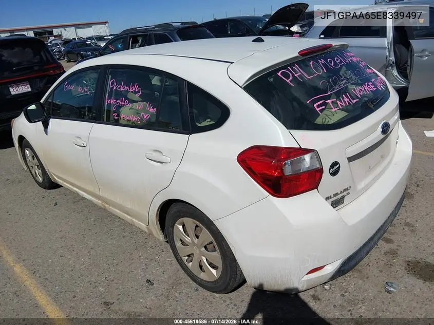 2014 Subaru Impreza 2.0I VIN: JF1GPAA65E8339497 Lot: 45619586