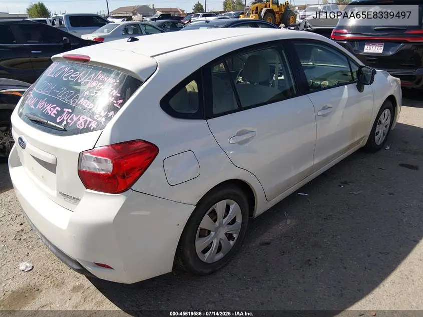 2014 Subaru Impreza 2.0I VIN: JF1GPAA65E8339497 Lot: 45619586