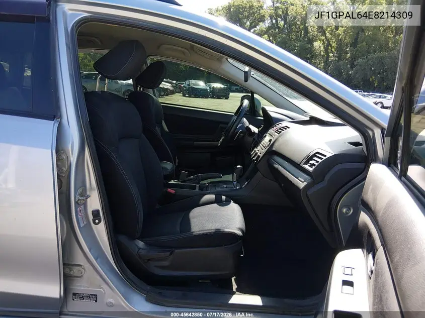 2014 Subaru Impreza 2.0I Sport Premium VIN: JF1GPAL64E8214309 Lot: 45642850