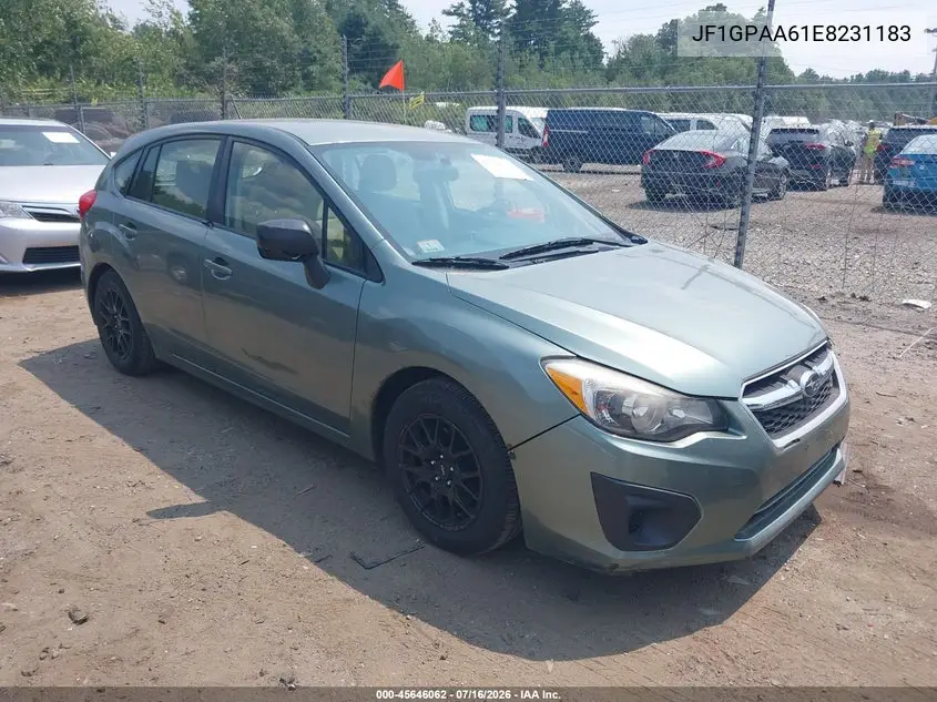 2014 Subaru Impreza 2.0I VIN: JF1GPAA61E8231183 Lot: 45646062