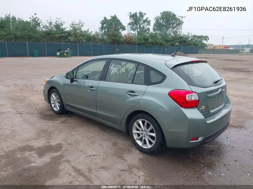 2014 Subaru Impreza 2.0I Premium VIN: JF1GPAC62E8261936 Lot: 45659777