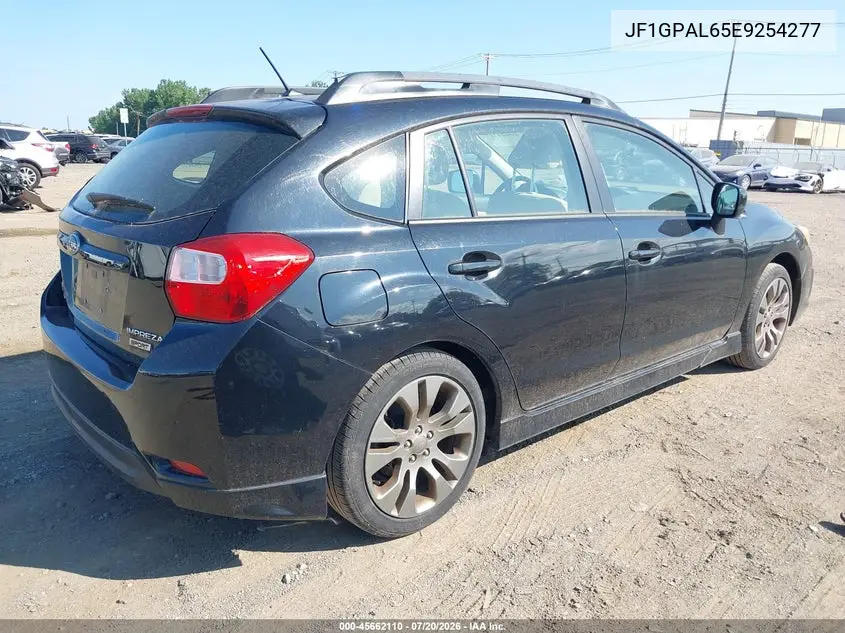 2014 Subaru Impreza 2.0I Sport Premium VIN: JF1GPAL65E9254277 Lot: 45662110
