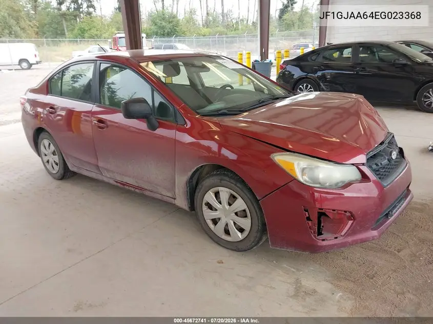 2014 Subaru Impreza 2.0I VIN: JF1GJAA64EG023368 Lot: 45672741