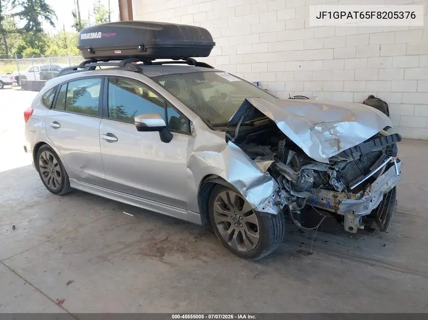 2015 Subaru Impreza 2.0I Sport Premium VIN: JF1GPAT65F8205376 Lot: 45555005