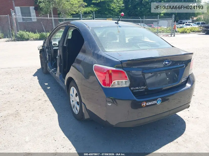 2015 Subaru Impreza 2.0I VIN: JF1GJAA66FH024193 Lot: 45579917