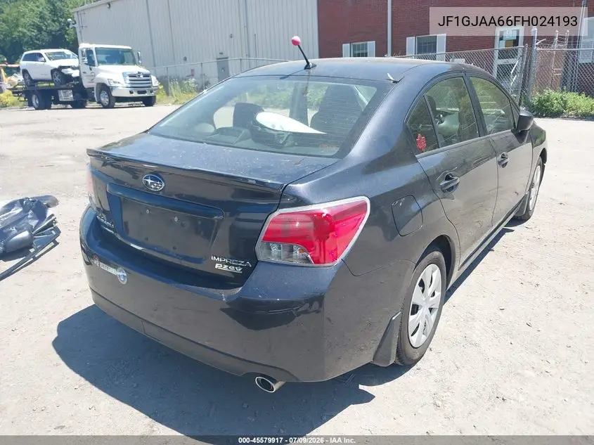 2015 Subaru Impreza 2.0I VIN: JF1GJAA66FH024193 Lot: 45579917