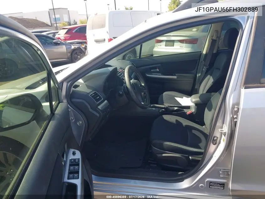 2015 Subaru Impreza 2.0I Sport Premium VIN: JF1GPAU66FH302889 Lot: 45596389