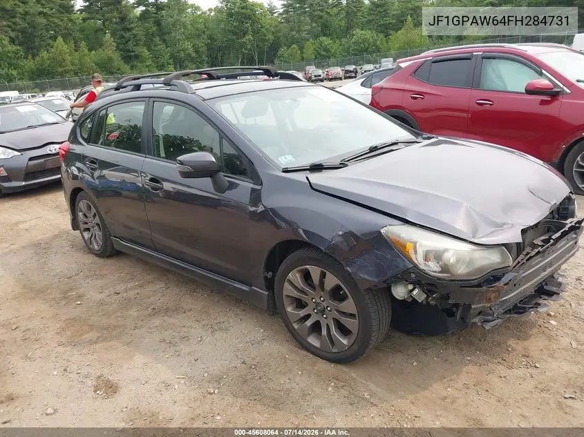 2015 Subaru Impreza 2.0I Sport Limited VIN: JF1GPAW64FH284731 Lot: 45608064