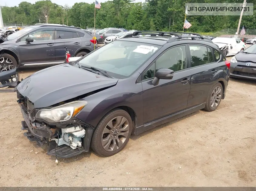 2015 Subaru Impreza 2.0I Sport Limited VIN: JF1GPAW64FH284731 Lot: 45608064