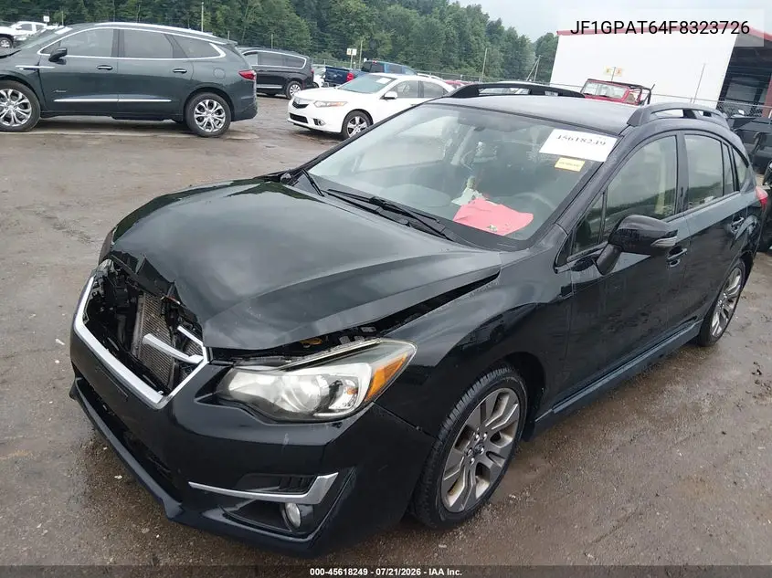 2015 Subaru Impreza 2.0I Sport Premium VIN: JF1GPAT64F8323726 Lot: 45618249