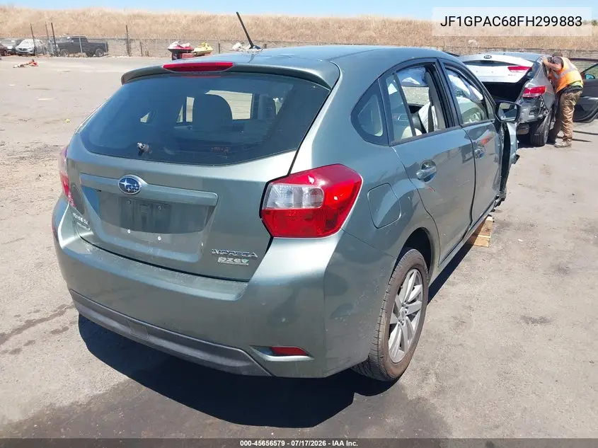 2015 Subaru Impreza 2.0I Premium VIN: JF1GPAC68FH299883 Lot: 45656579