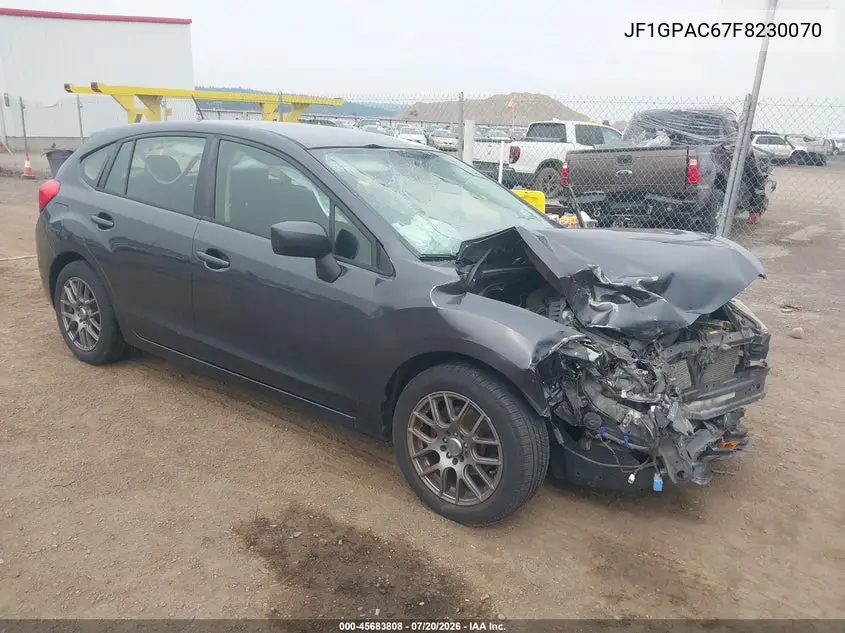 2015 Subaru Impreza 2.0I Premium VIN: JF1GPAC67F8230070 Lot: 45683808