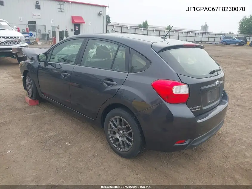 2015 Subaru Impreza 2.0I Premium VIN: JF1GPAC67F8230070 Lot: 45683808