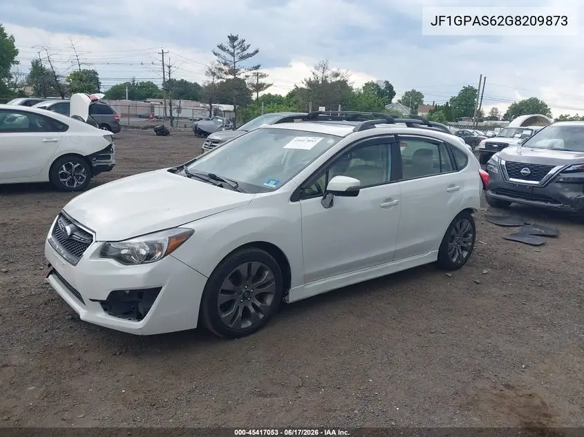 2016 Subaru Impreza 2.0I Sport Premium VIN: JF1GPAS62G8209873 Lot: 45417053