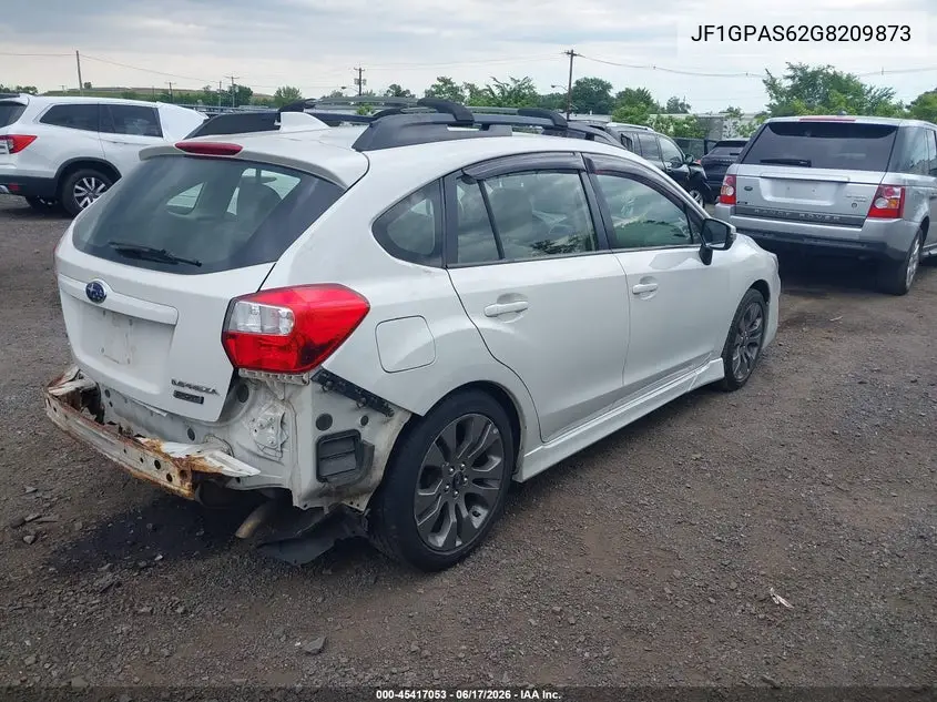 2016 Subaru Impreza 2.0I Sport Premium VIN: JF1GPAS62G8209873 Lot: 45417053