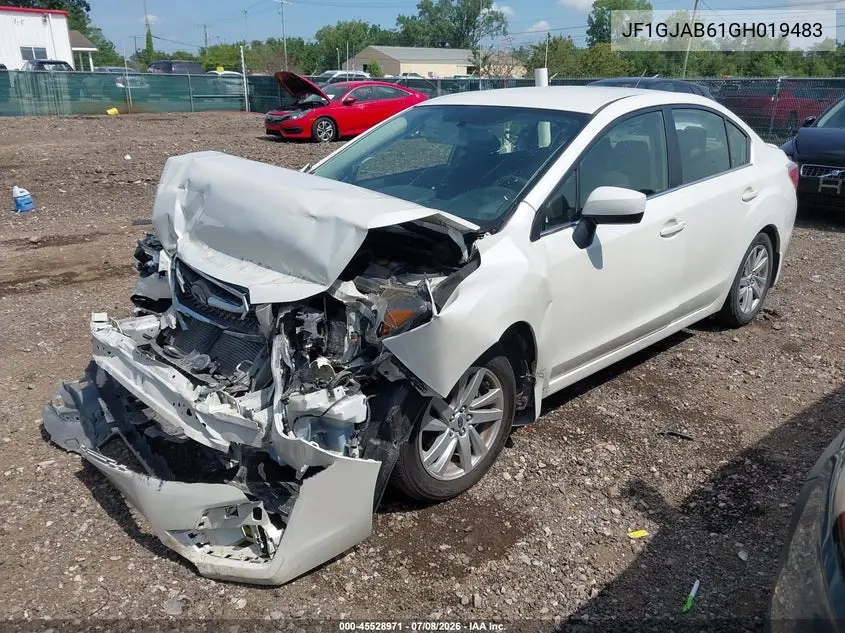 2016 Subaru Impreza 2.0I Premium VIN: JF1GJAB61GH019483 Lot: 45528971