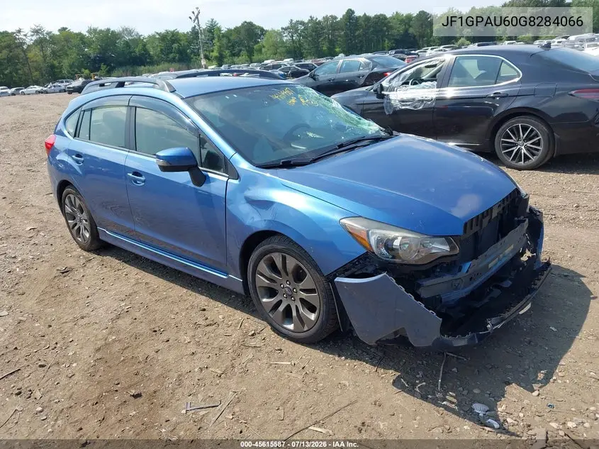 2016 Subaru Impreza 2.0I Sport Limited VIN: JF1GPAU60G8284066 Lot: 45615587
