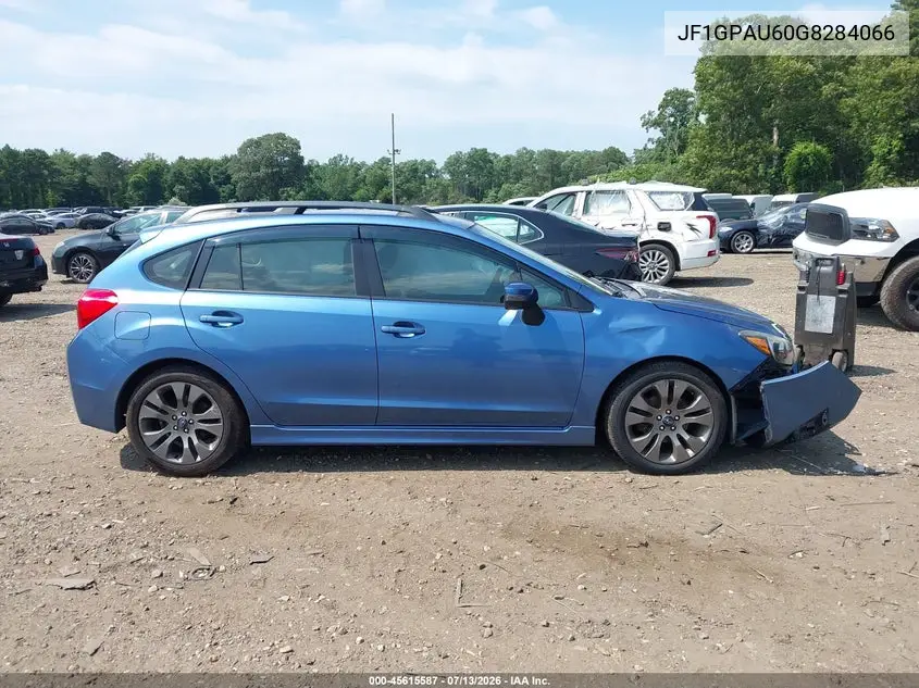 2016 Subaru Impreza 2.0I Sport Limited VIN: JF1GPAU60G8284066 Lot: 45615587