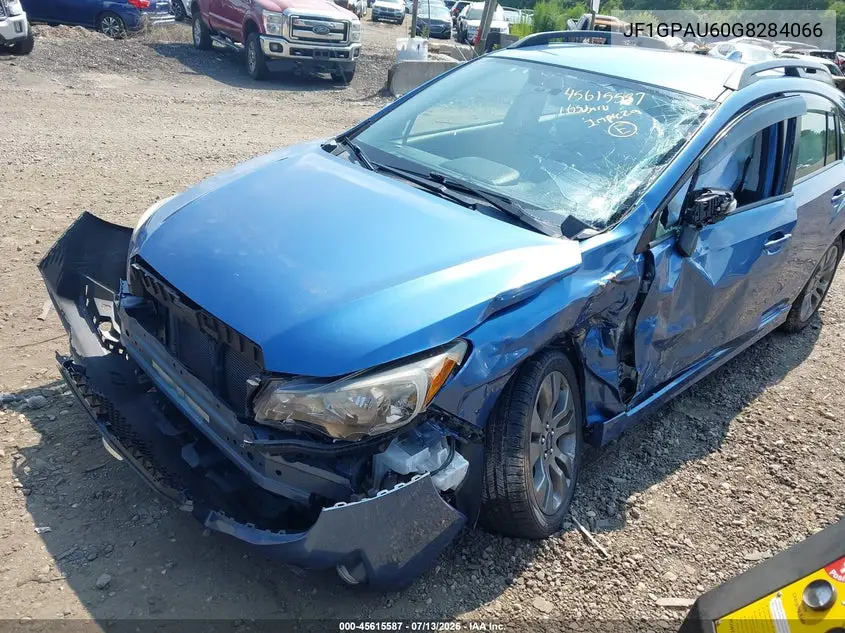 2016 Subaru Impreza 2.0I Sport Limited VIN: JF1GPAU60G8284066 Lot: 45615587
