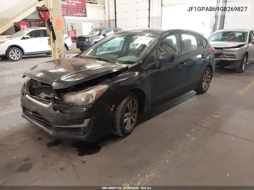 2016 Subaru Impreza 2.0I Premium VIN: JF1GPAB69G8269827 Lot: 45667132