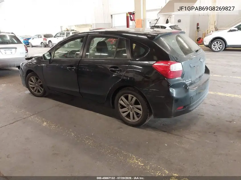 2016 Subaru Impreza 2.0I Premium VIN: JF1GPAB69G8269827 Lot: 45667132