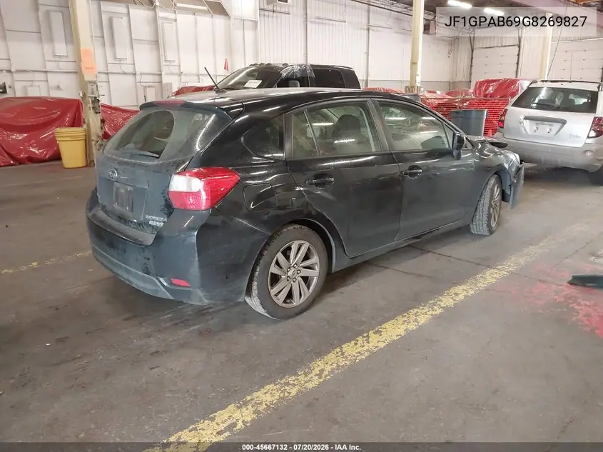 2016 Subaru Impreza 2.0I Premium VIN: JF1GPAB69G8269827 Lot: 45667132