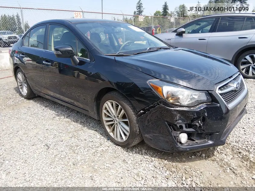2016 Subaru Impreza 2.0I Limited VIN: JF1GJAK64GH011099 Lot: 45679195