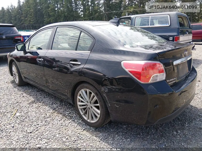 2016 Subaru Impreza 2.0I Limited VIN: JF1GJAK64GH011099 Lot: 45679195