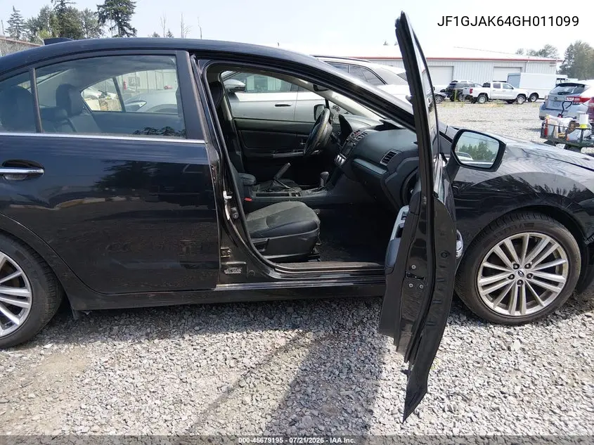 2016 Subaru Impreza 2.0I Limited VIN: JF1GJAK64GH011099 Lot: 45679195