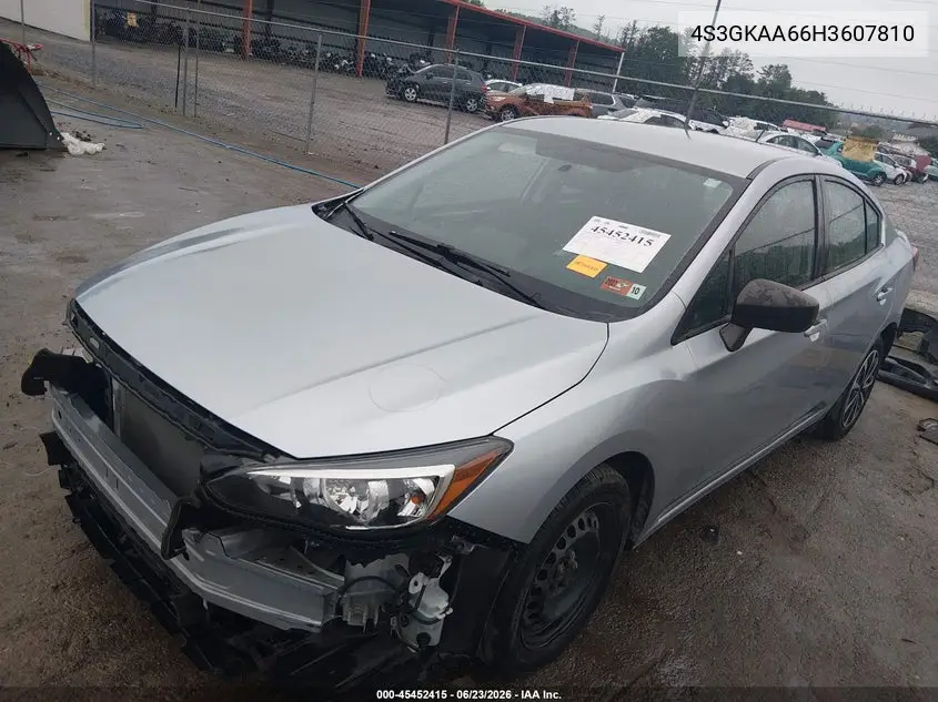 2017 Subaru Impreza 2.0I VIN: 4S3GKAA66H3607810 Lot: 45452415