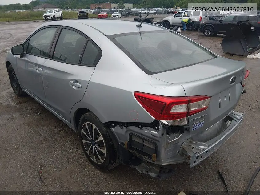 2017 Subaru Impreza 2.0I VIN: 4S3GKAA66H3607810 Lot: 45452415