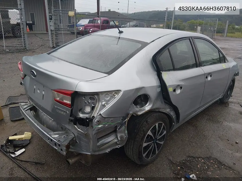 2017 Subaru Impreza 2.0I VIN: 4S3GKAA66H3607810 Lot: 45452415