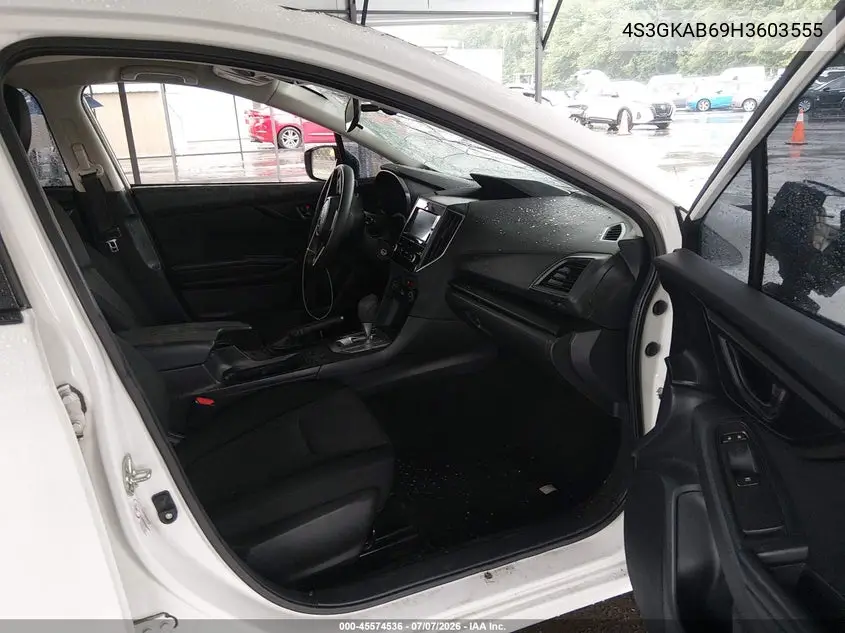 2017 Subaru Impreza 2.0I Premium VIN: 4S3GKAB69H3603555 Lot: 45574536