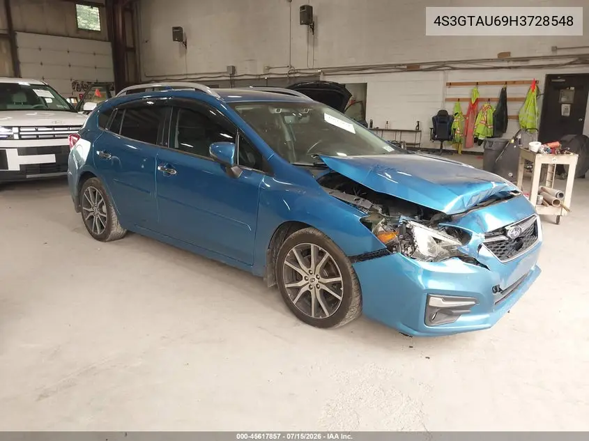 2017 Subaru Impreza 2.0I Limited VIN: 4S3GTAU69H3728548 Lot: 45617857