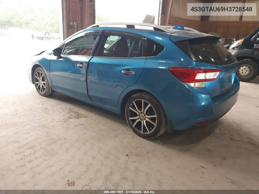 2017 Subaru Impreza 2.0I Limited VIN: 4S3GTAU69H3728548 Lot: 45617857