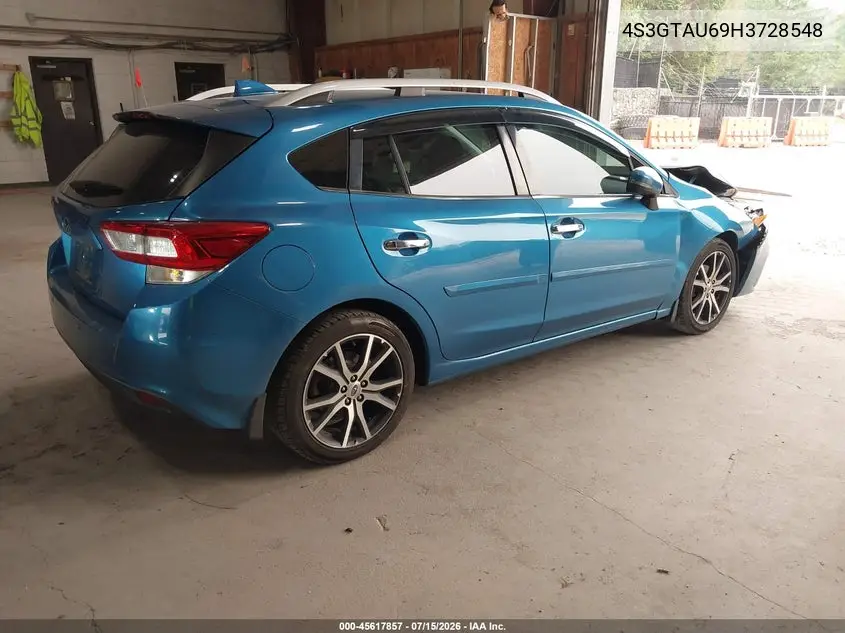 2017 Subaru Impreza 2.0I Limited VIN: 4S3GTAU69H3728548 Lot: 45617857