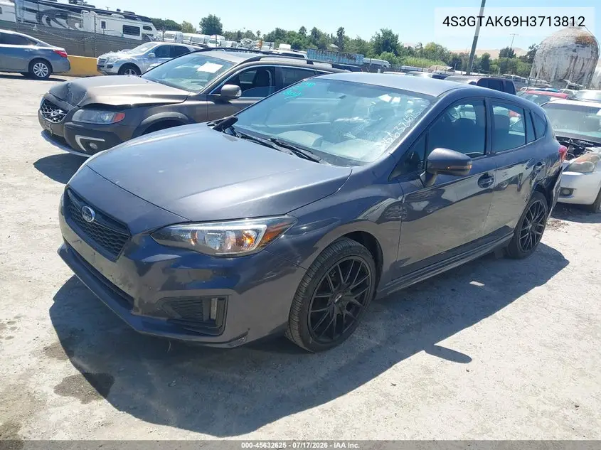 2017 Subaru Impreza 2.0I Sport VIN: 4S3GTAK69H3713812 Lot: 45632625