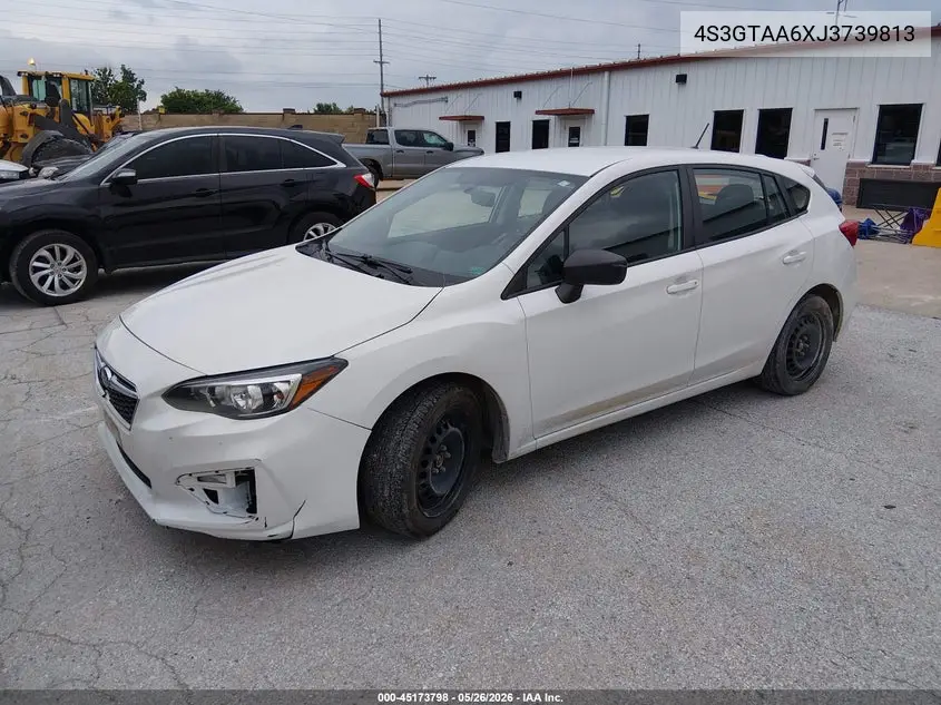 2018 Subaru Impreza 2.0I VIN: 4S3GTAA6XJ3739813 Lot: 45173798