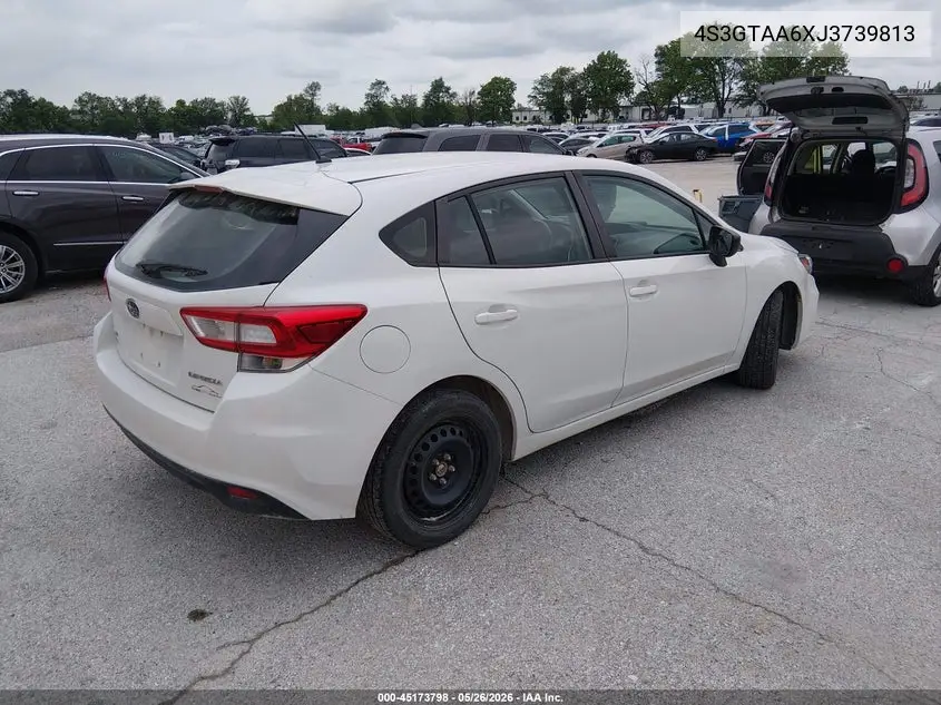 2018 Subaru Impreza 2.0I VIN: 4S3GTAA6XJ3739813 Lot: 45173798