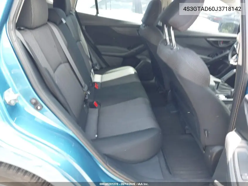 2018 Subaru Impreza 2.0I Premium VIN: 4S3GTAD60J3718142 Lot: 45281278
