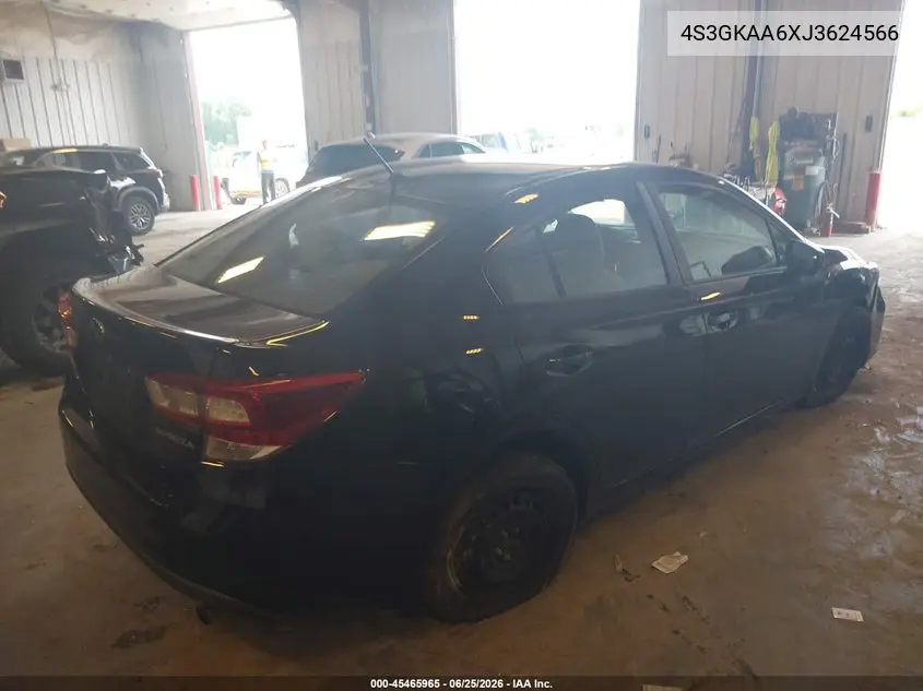 2018 Subaru Impreza 2.0I VIN: 4S3GKAA6XJ3624566 Lot: 45465965