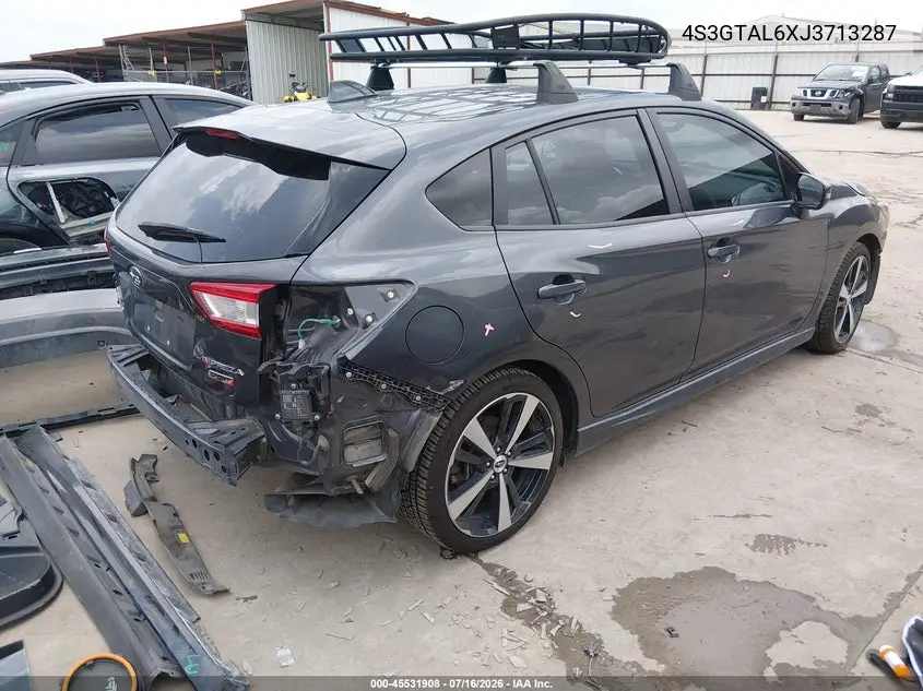 2018 Subaru Impreza 2.0I Sport VIN: 4S3GTAL6XJ3713287 Lot: 45531908