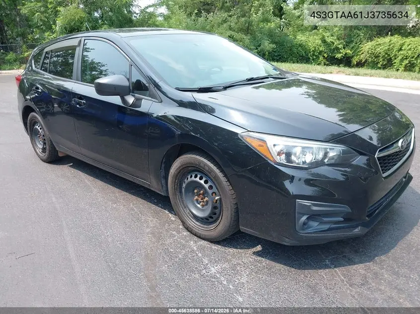 2018 Subaru Impreza 2.0I VIN: 4S3GTAA61J3735634 Lot: 45638586