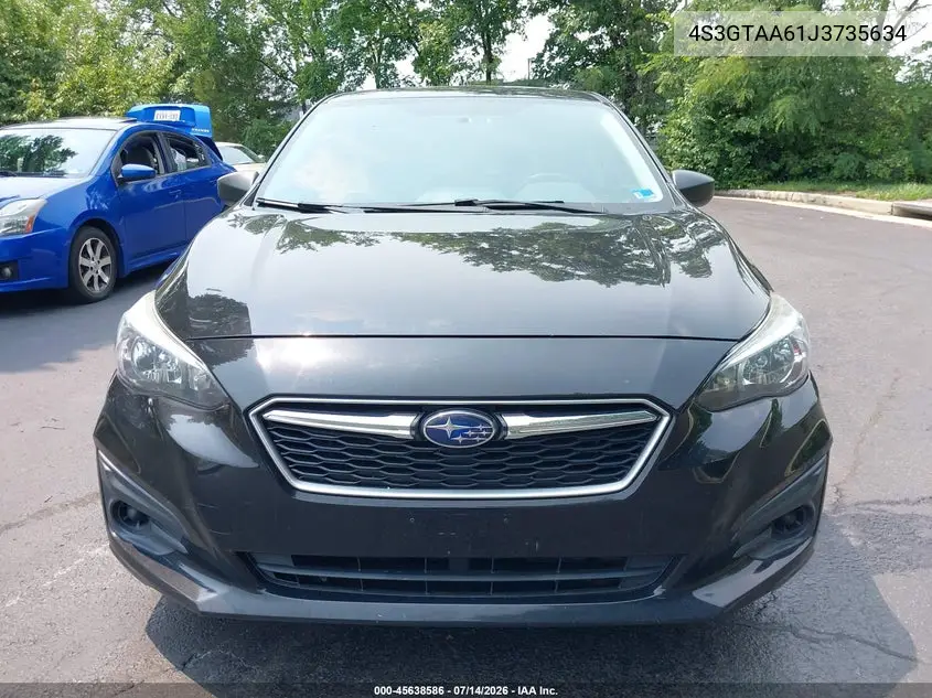 2018 Subaru Impreza 2.0I VIN: 4S3GTAA61J3735634 Lot: 45638586