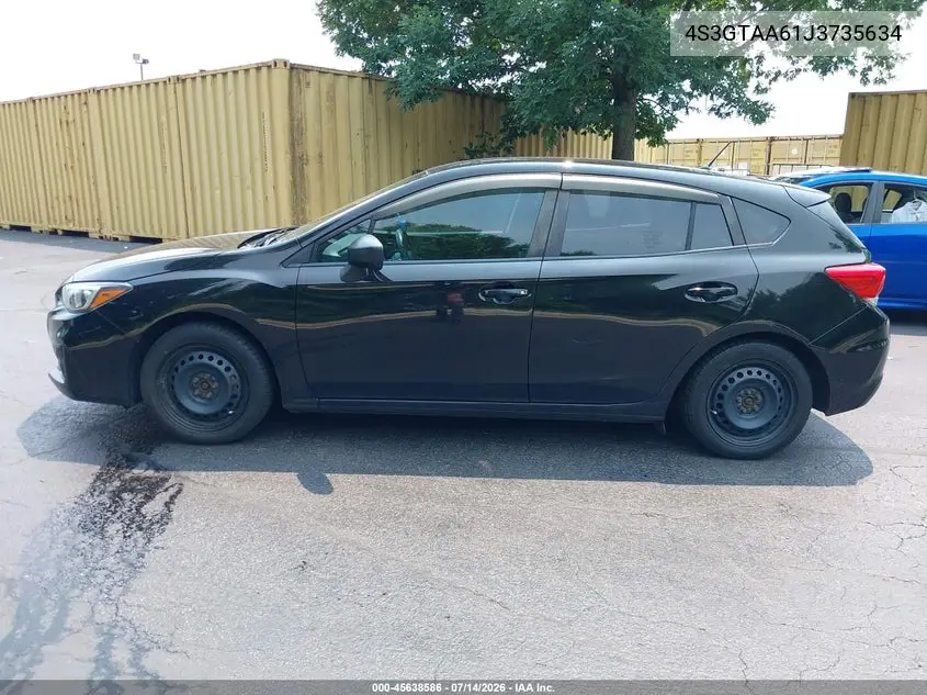 2018 Subaru Impreza 2.0I VIN: 4S3GTAA61J3735634 Lot: 45638586