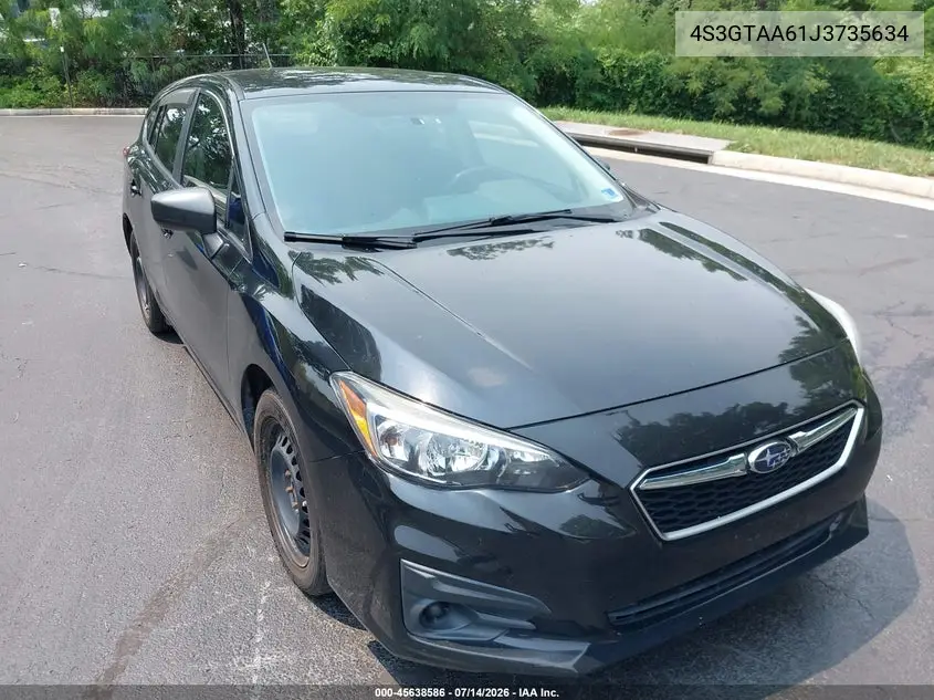 2018 Subaru Impreza 2.0I VIN: 4S3GTAA61J3735634 Lot: 45638586