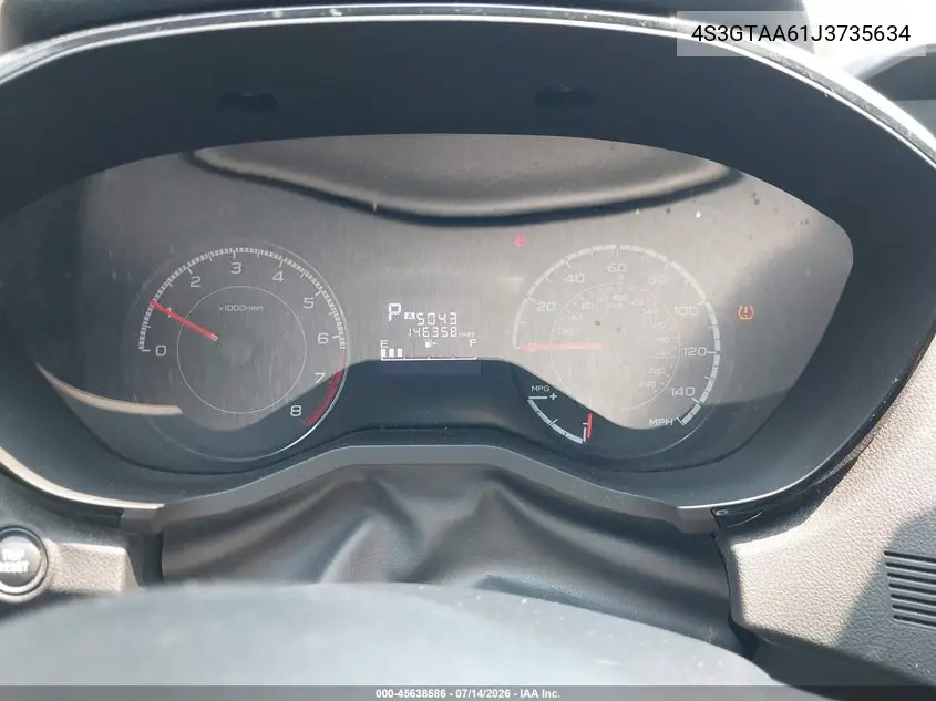 2018 Subaru Impreza 2.0I VIN: 4S3GTAA61J3735634 Lot: 45638586